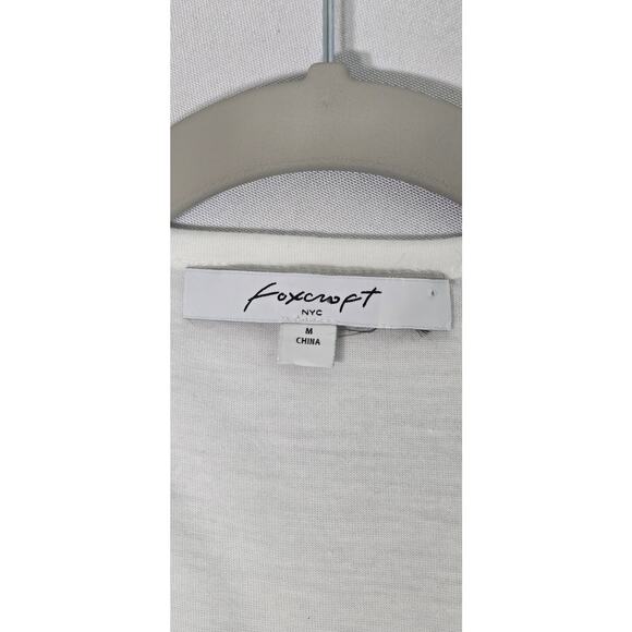 Women’s white Foxcroft sleeveless tunic. Size medium. - Picture 6 of 8